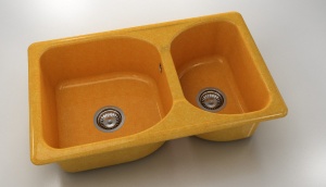 Chiuveta FAT cu doua cuve 80 X 49 X 21 Granixit - Img 6