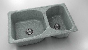 Chiuveta FAT cu doua cuve 80 X 49 X 21 Granixit - Img 36