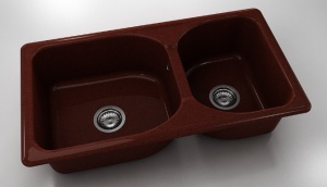 Chiuveta FAT cu doua cuve 90 X 49 X 21 Granixit - Img 4