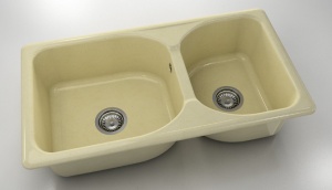 Chiuveta FAT cu doua cuve 90 X 49 X 21 Granixit - Img 34