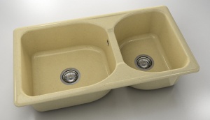 Chiuveta FAT cu doua cuve 90 X 49 X 21 Granixit - Img 41