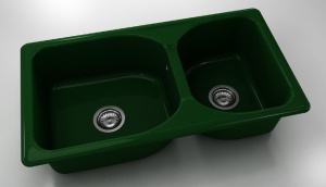 Chiuveta FAT cu doua cuve 90 X 49 X 21 Marmura compozita - Img 12