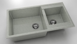 Chiuveta FAT cu doua cuve 90x49x21 Granixit - Img 42