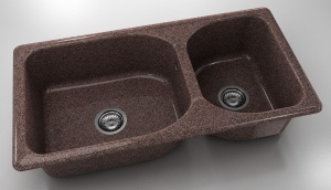 Chiuveta FAT cu doua cuve 95 X 49 X 2 Granixit - Img 24