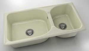 Chiuveta FAT cu doua cuve 95 X 49 X 2 Granixit - Img 45