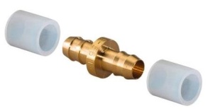 NIPLU UPONOR PE-Xa Q&E 9.9-9.9 livrat cu doua inele 9.9 mm
