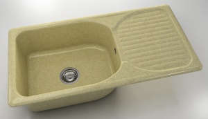 Chiuveta FAT cu blat dreapta/stanga 95 x 49 x 21 Granixit - Img 8