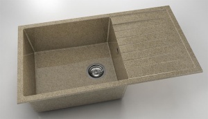 Chiuveta FAT cu blat stang/drept 90x49x21 Granixit - Img 50