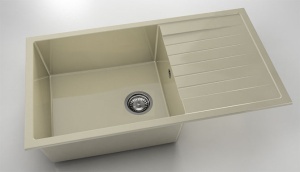 Chiuveta FAT cu blat stang/drept 90x49x21 Marmura compozita - Img 18