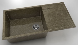 Chiuveta FAT cu blat stang/drept 95x49x21 Granixit - Img 7