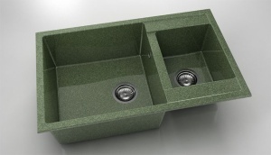 Chiuveta FAT cu doua cuve 80x49x21 Granixit - Img 19