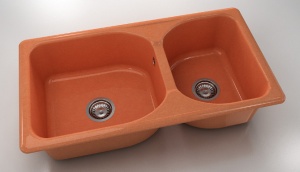 Chiuveta FAT cu doua cuve 90 X 49 X 21 Granixit - Img 11