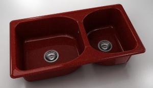 Chiuveta FAT cu doua cuve 90 X 49 X 21 Granixit - Img 21