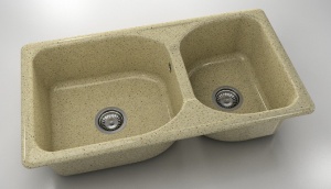 Chiuveta FAT cu doua cuve 90 X 49 X 21 Granixit - Img 31