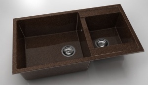 Chiuveta FAT cu doua cuve 90x49x21 Granixit - Img 28