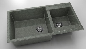Chiuveta FAT cu doua cuve 90x49x21 Granixit - Img 40