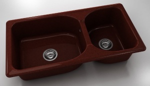 Chiuveta FAT cu doua cuve 95 X 49 X 2 Granixit - Img 4