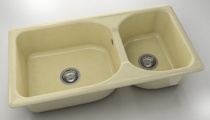 Chiuveta FAT cu doua cuve 95 X 49 X 2 Granixit - Img 34