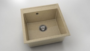 Chiuveta FAT cu o cuva dreptunghiulara 51x51x21 Granixit - Img 13