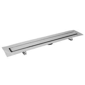 Rigola TECEdrainline 1500mm din inox pentru acoperire cu piatra naturala