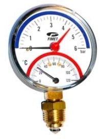 Termomanometru radial TIRM 80-6