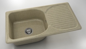 Chiuveta FAT cu blat dreapta/stanga 90 x 49 x 21 Granixit - Img 49