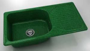 Chiuveta FAT cu blat dreapta/stanga 95 x 49 x 21 Granixit - Img 5