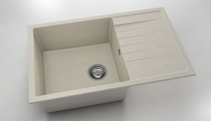 Chiuveta FAT cu blat stang/drept 80x49x21 Fatgranit - Img 6