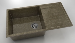Chiuveta FAT cu blat stang/drept 90x49x21 Granixit - Img 7