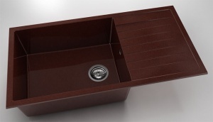 Chiuveta FAT cu blat stang/drept 95x49x21 Granixit - Img 4