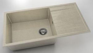 Chiuveta FAT cu blat stang/drept 95x49x21 Granixit - Img 14