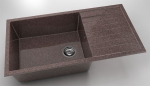 Chiuveta FAT cu blat stang/drept 95x49x21 Granixit - Img 24