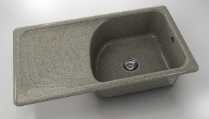 Chiuveta FAT cu blat stanga 90 x 49 x 21 Granixit - Img 2