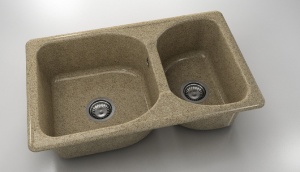 Chiuveta FAT cu doua cuve 80 X 49 X 21 Granixit - Img 50