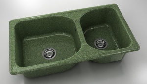Chiuveta FAT cu doua cuve 90 X 49 X 21 Granixit - Img 18
