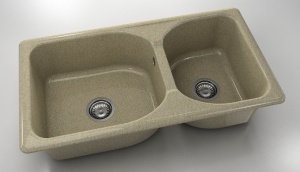 Chiuveta FAT cu doua cuve 90 X 49 X 21 Granixit - Img 49