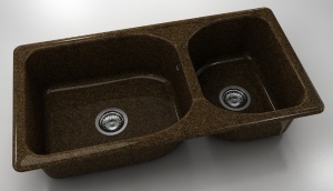 Chiuveta FAT cu doua cuve 95 X 49 X 2 Granixit - Img 26