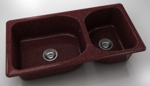 Chiuveta FAT cu doua cuve 95 X 49 X 2 Granixit - Img 52