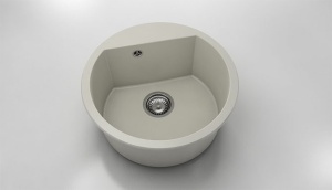 Chiuveta FAT rotunda Ø 51 cm Marmura compozita - Img 10