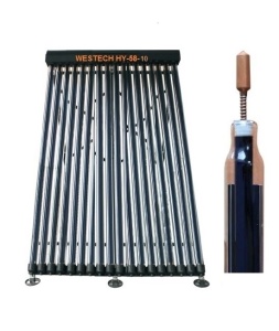 Panou solar cu 10 tuburi vidate Westech Solar HY - H58
