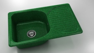 Chiuveta FAT cu blat dreapta/stanga 80 x 49 x 21 Granixit - Img 5