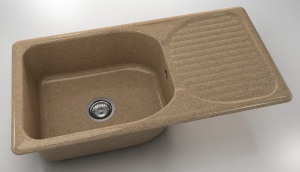 Chiuveta FAT cu blat dreapta/stanga 95 x 49 x 21 Granixit - Img 12