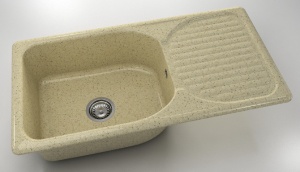 Chiuveta FAT cu blat dreapta/stanga 95 x 49 x 21 Granixit - Img 32