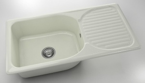 Chiuveta FAT cu blat dreapta/stanga 95 x 49 x 21 Marmura compozita - Img 19