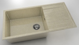 Chiuveta FAT cu blat stang/drept 95x49x21 Granixit