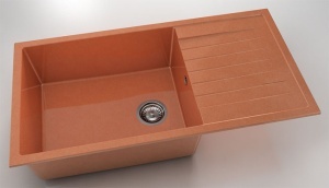Chiuveta FAT cu blat stang/drept 95x49x21 Granixit - Img 11
