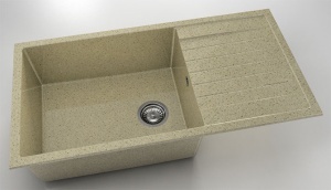 Chiuveta FAT cu blat stang/drept 95x49x21 Granixit - Img 31