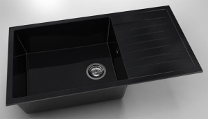 Chiuveta FAT cu blat stang/drept 95x49x21 Marmura compozita - Img 9