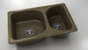 Chiuveta FAT cu doua cuve 80 X 49 X 21 Granixit - Img 7