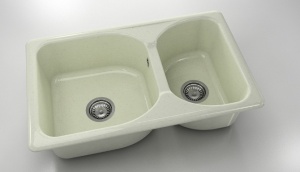 Chiuveta FAT cu doua cuve 80 X 49 X 21 Granixit - Img 47